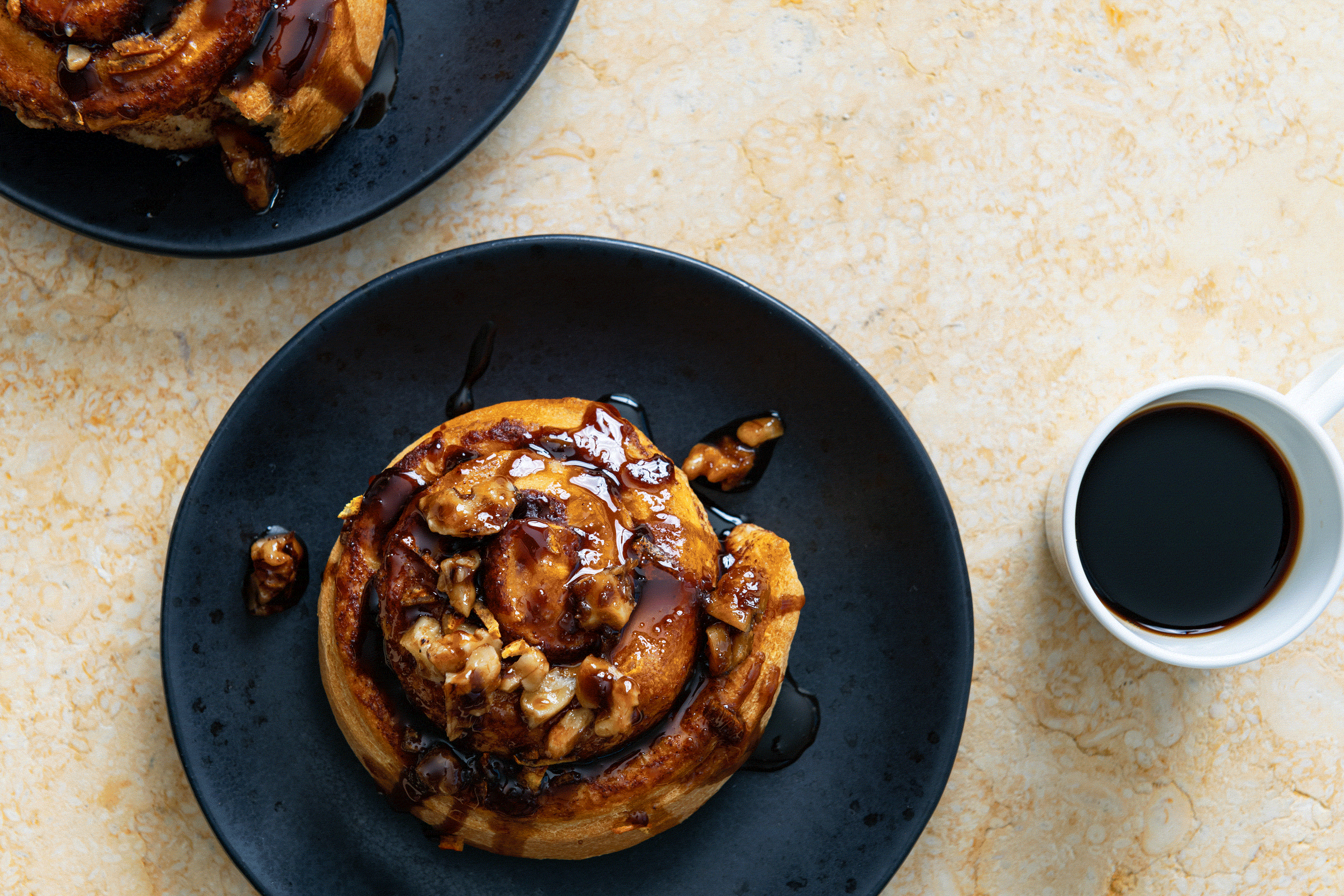 Morgan Ione | NYC Chicago Milwaukee  Commercial Food Photographer - sticky buns GIF