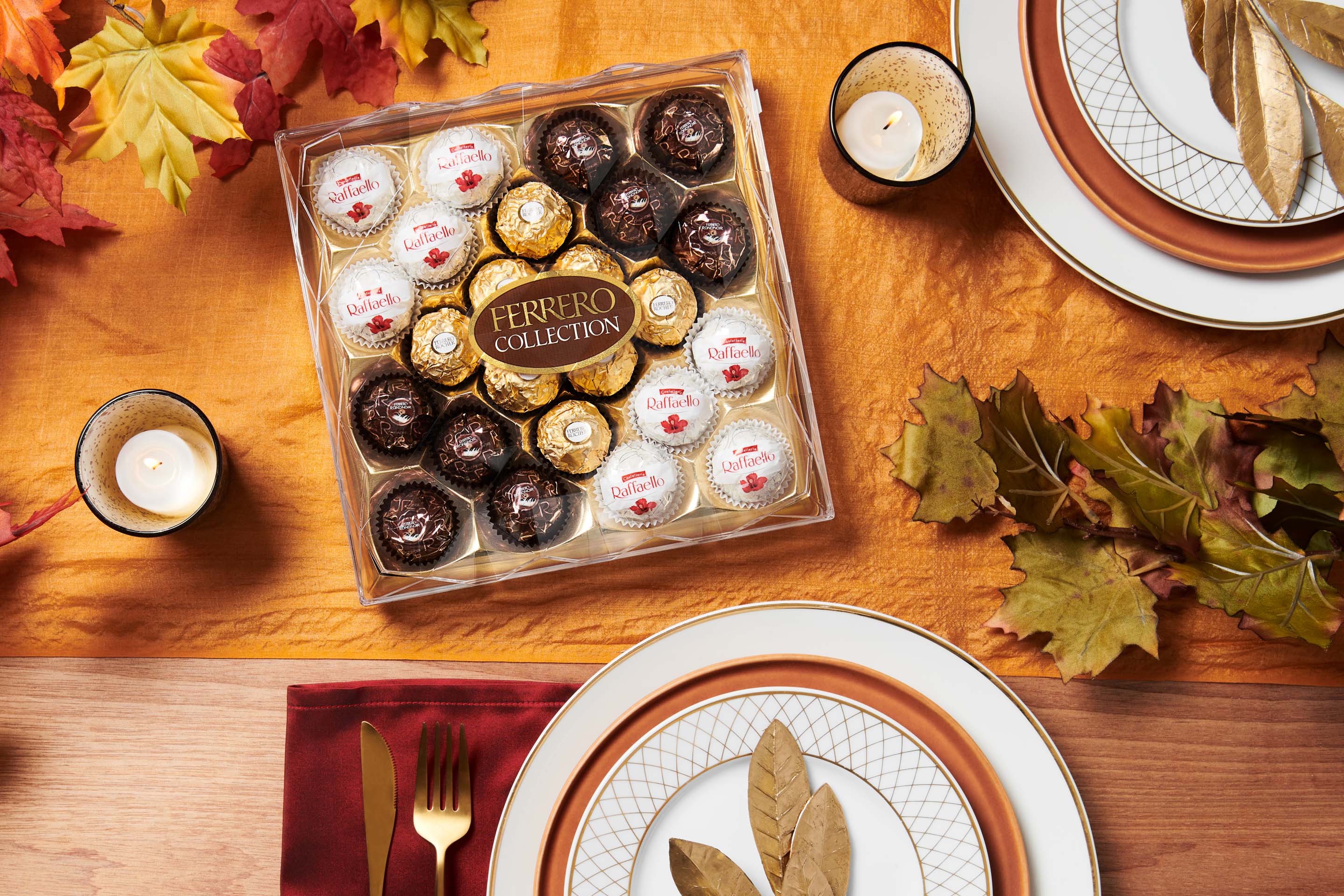 NYC + Chicago Food Photographer - Ferrero Roche Thanksgiving Table
