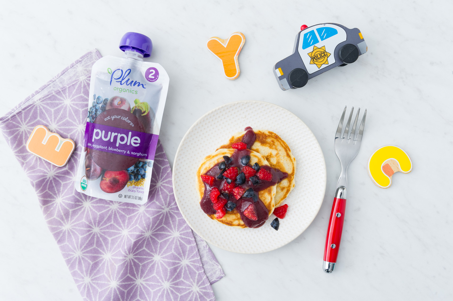 NYC + Chicago Food and Beverage Photographer - Plum Organics Baby Food Plums