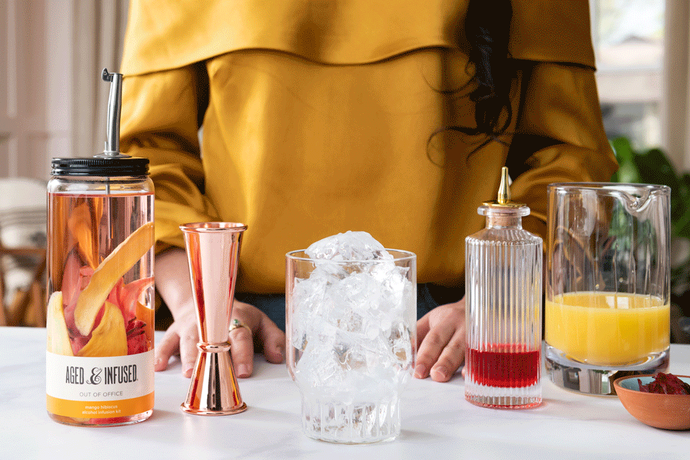 Morgan Ione Photography | Chicago Commercial Cocktail Photographer Director -  Aged And Infused Cocktail GIF