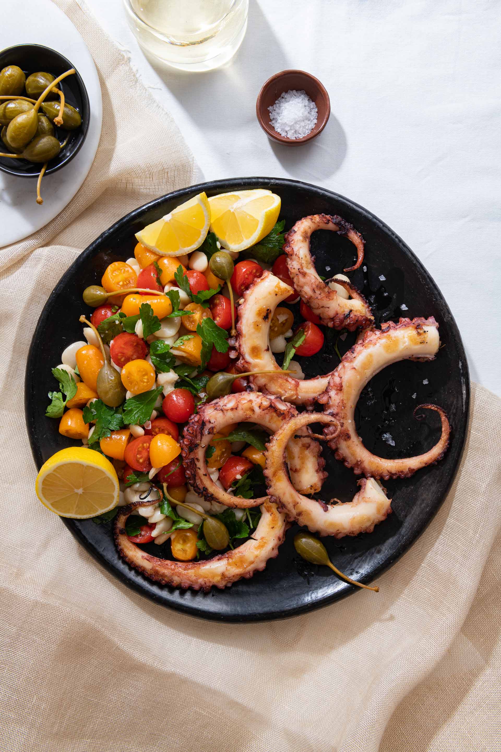 Chicago Food Photographer - Spark Grills Octopus Salad