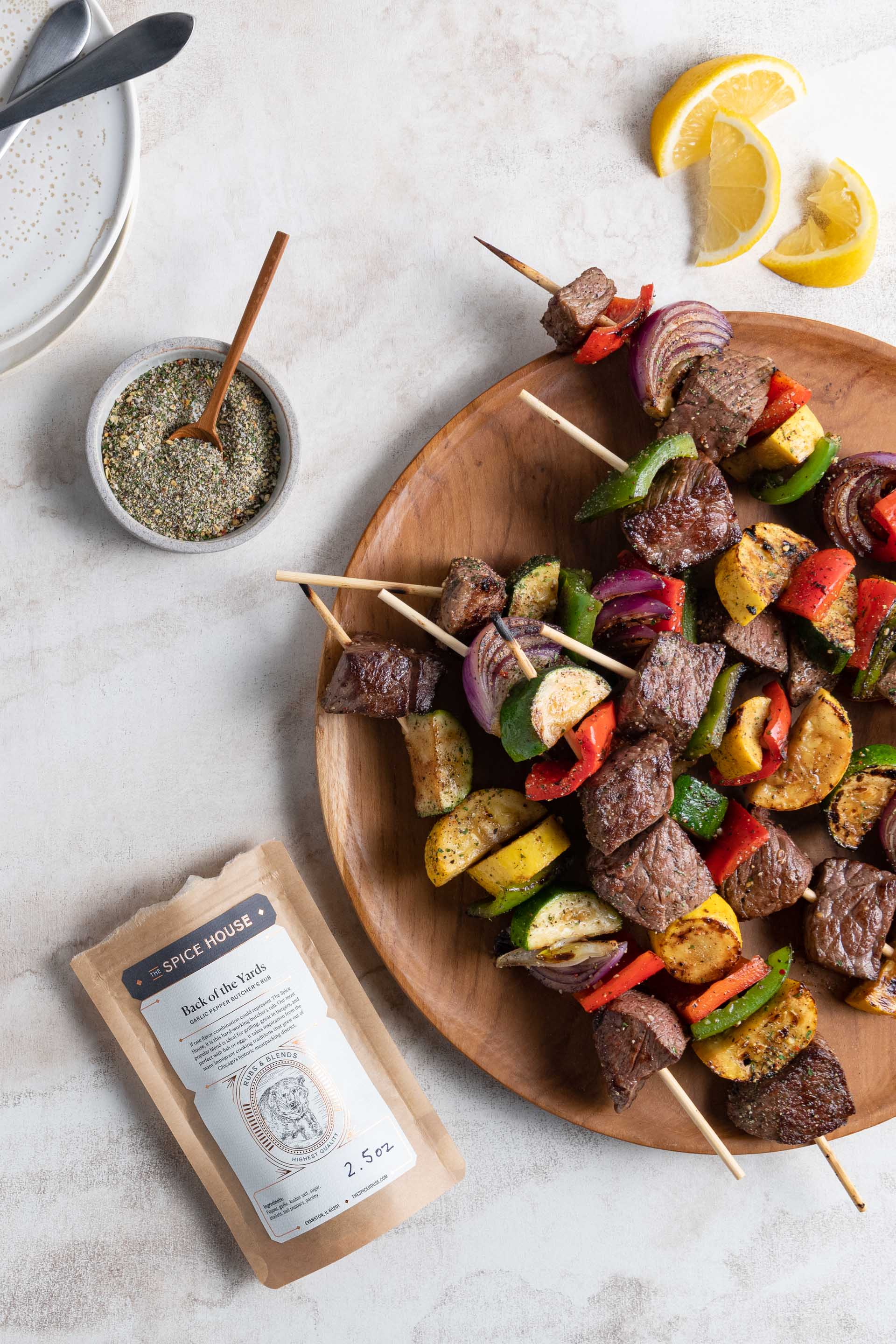 Morgan Ione Photography | Chicago Commercial Food Photographer - The Spice House Kebobs 
