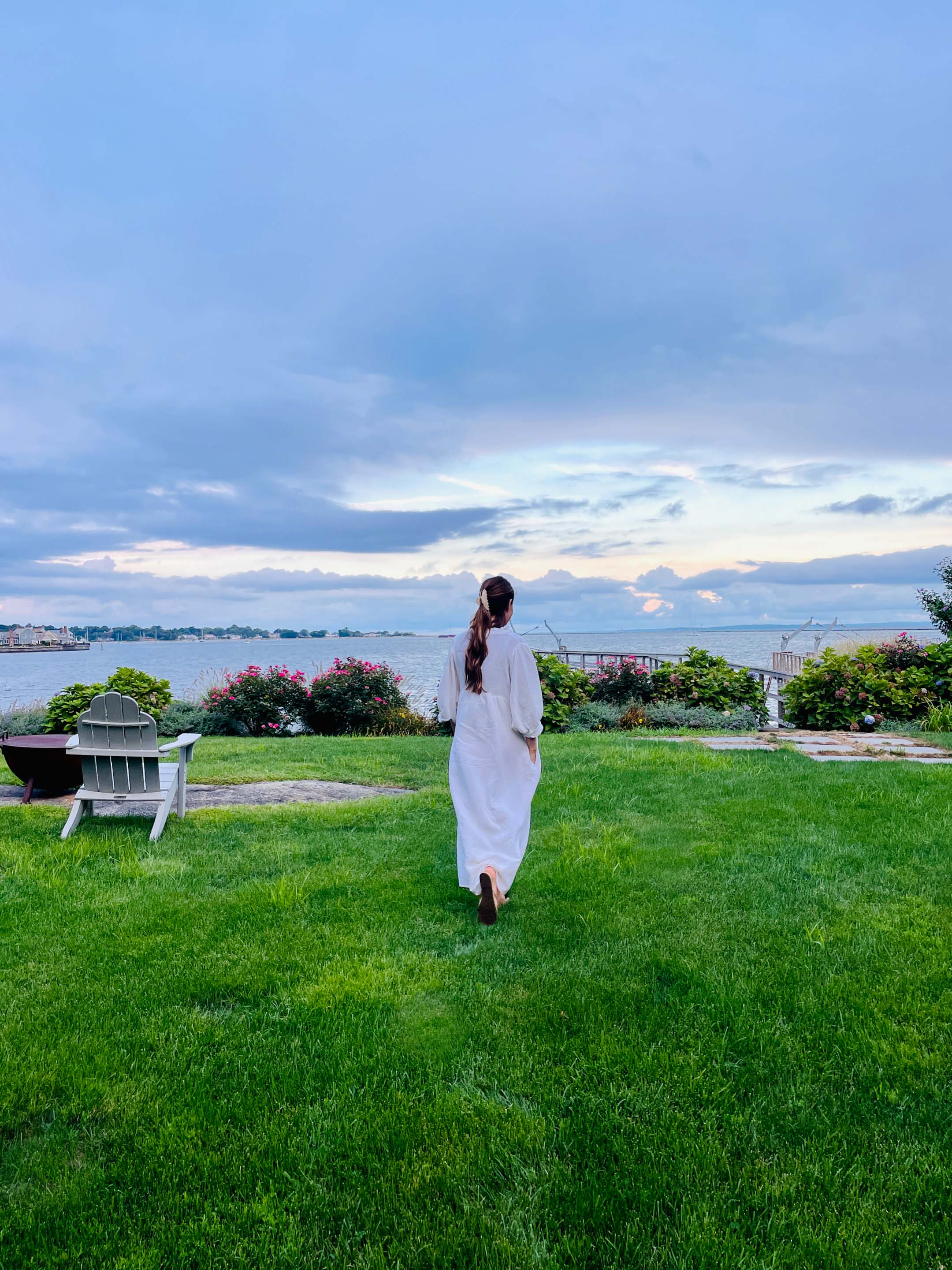 Travel and Lifestyle Photographer - Greenwich, CT Woman Walking to Water